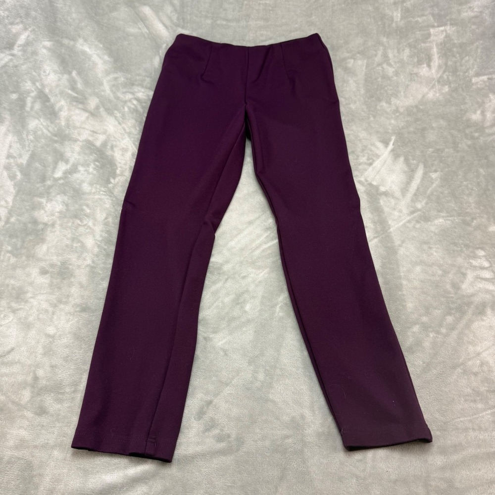 Calvin‎ Klein Women Purple Size 6 Pants Trousers Elastic Waist (26x26) - Picture 2 of 12